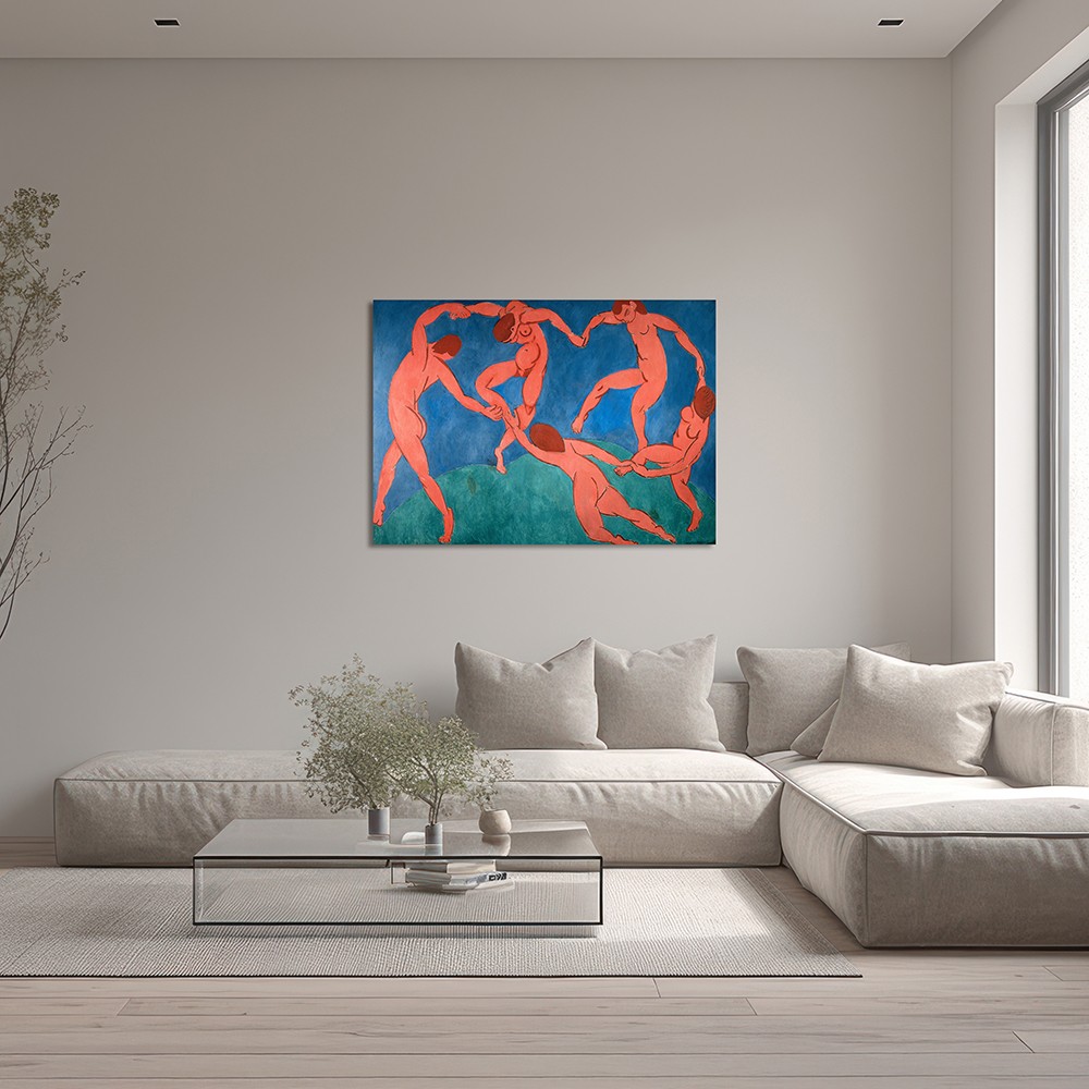 “The Dance” – Renkle Atan Ritmik Bir Kalp | Henri Matisse (Kanvas Baskı) Tablo