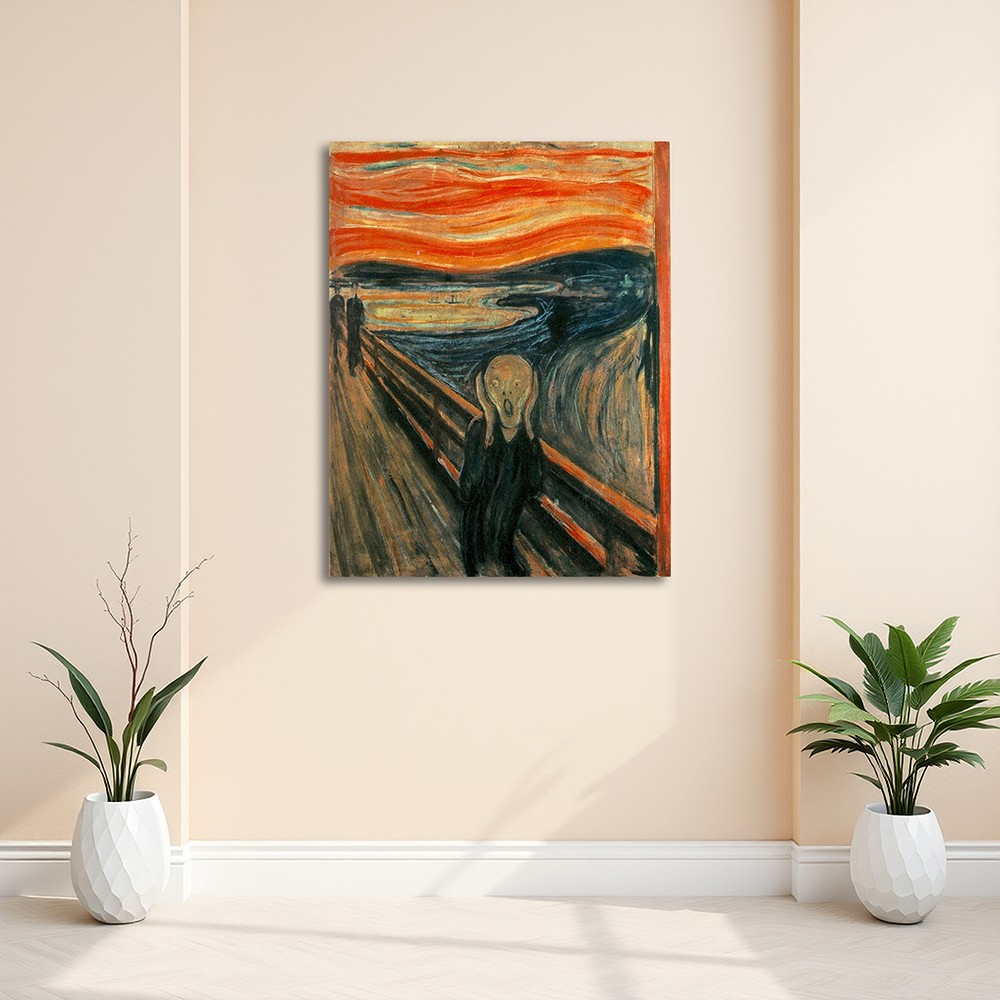 “The Scream” – Modern Ruhun Sessiz Çığlığı (Kanvas Baskı) Tablo