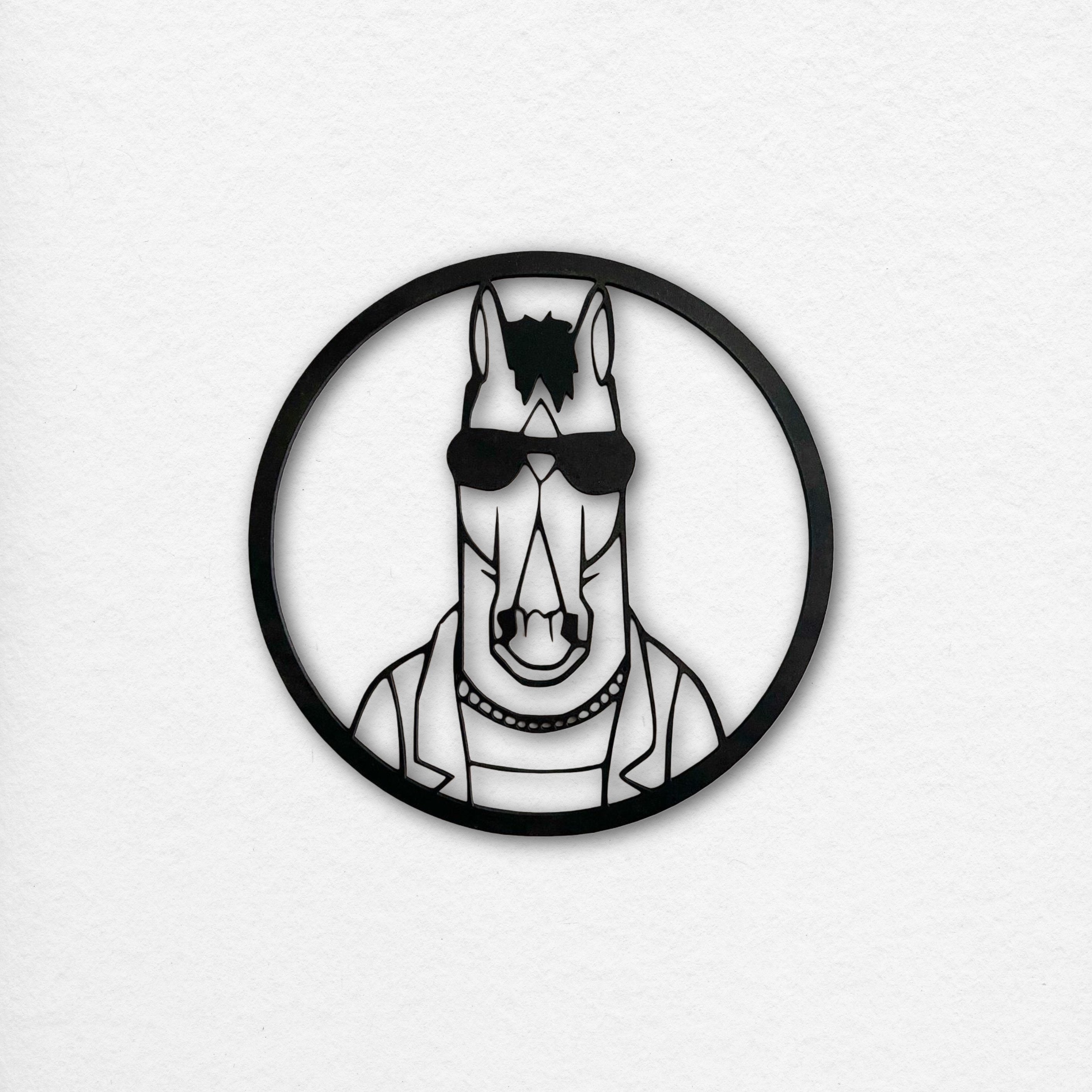 ''BoJack Horseman'' (Lazer Kesim) Ahşap Tablo