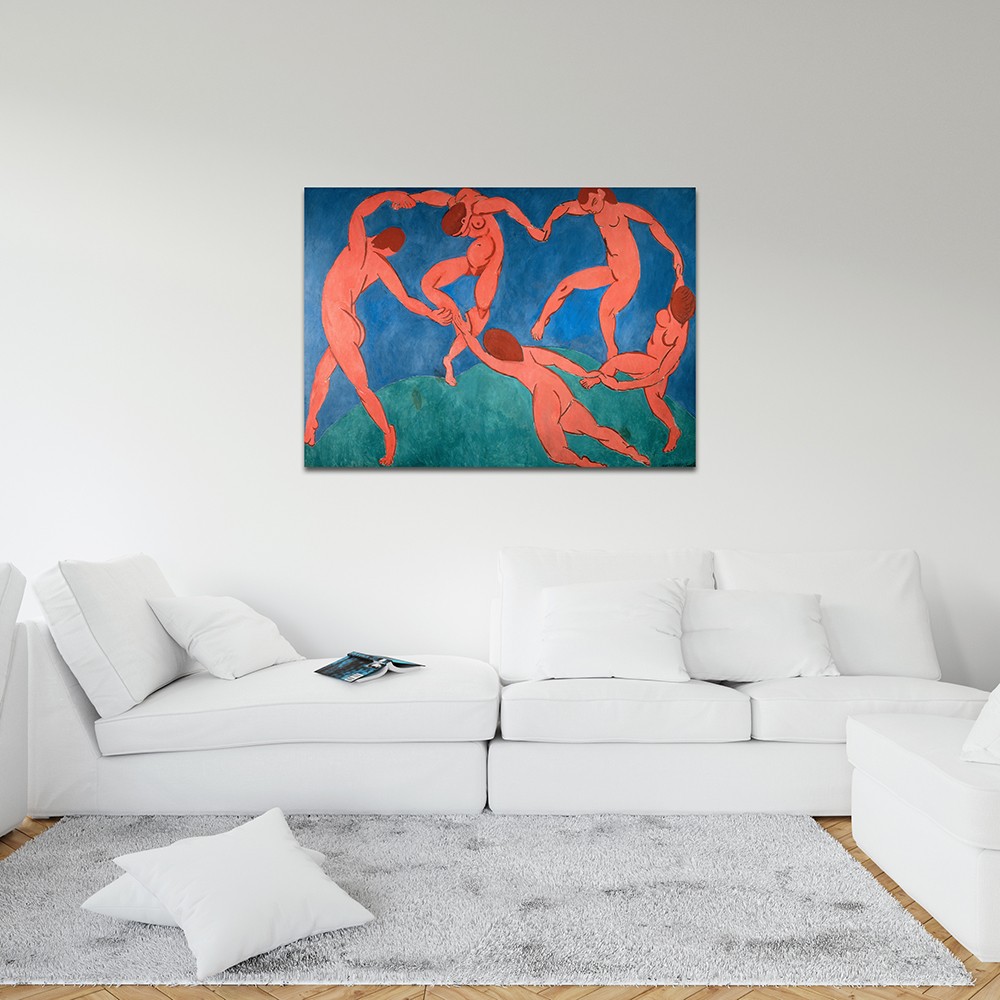 “The Dance” – Renkle Atan Ritmik Bir Kalp | Henri Matisse (Kanvas Baskı) Tablo
