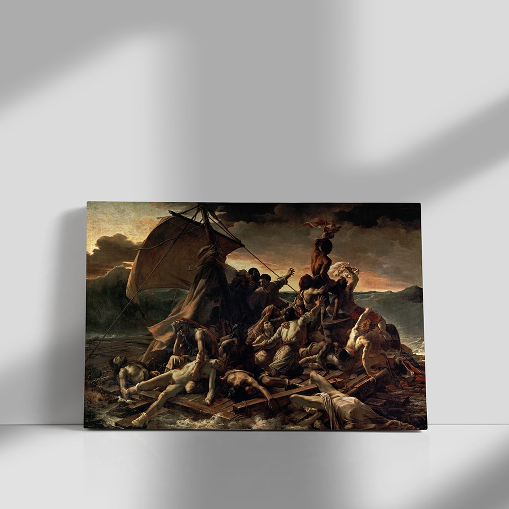 “The Raft of the Medusa” – Umut ile Çaresizlik Arasında (Kanvas Baskı) Tablo