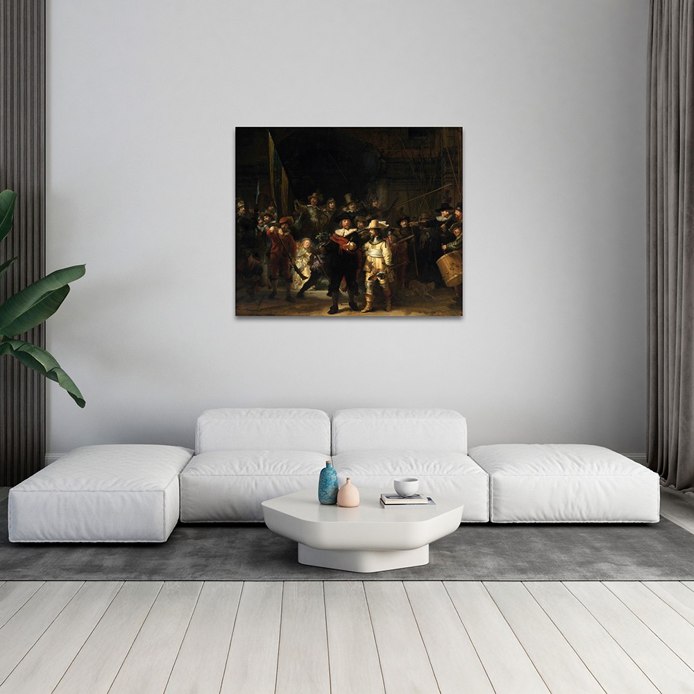 “The Night Watch” – Rembrandt’tan Hareketin Tablosu (Kanvas Baskı) Tablo