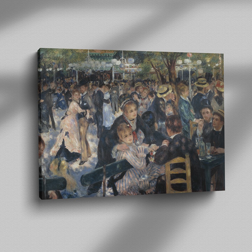 “Le Moulin de la Galette“ - Pierre-Auguste Renoir (Kanvas Baskı) Tablo