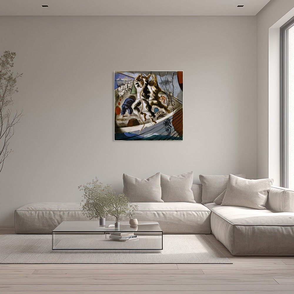 “Discovery of the Land” – Sanatla Keşfedilen Sınırlar (Kanvas Baskı) Tablo