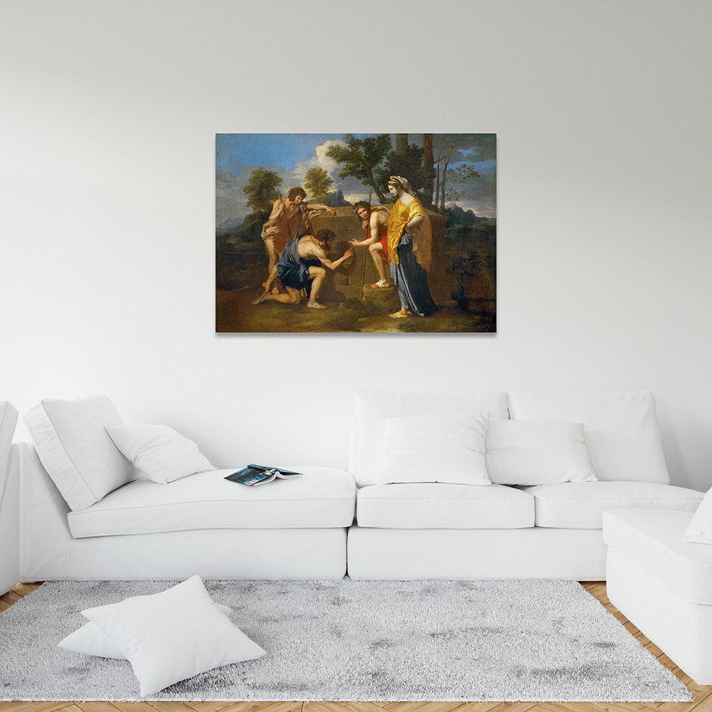  ”Et in Arcadia Ego” - Nicolas Poussin (Kanvas Baskı) Tablo