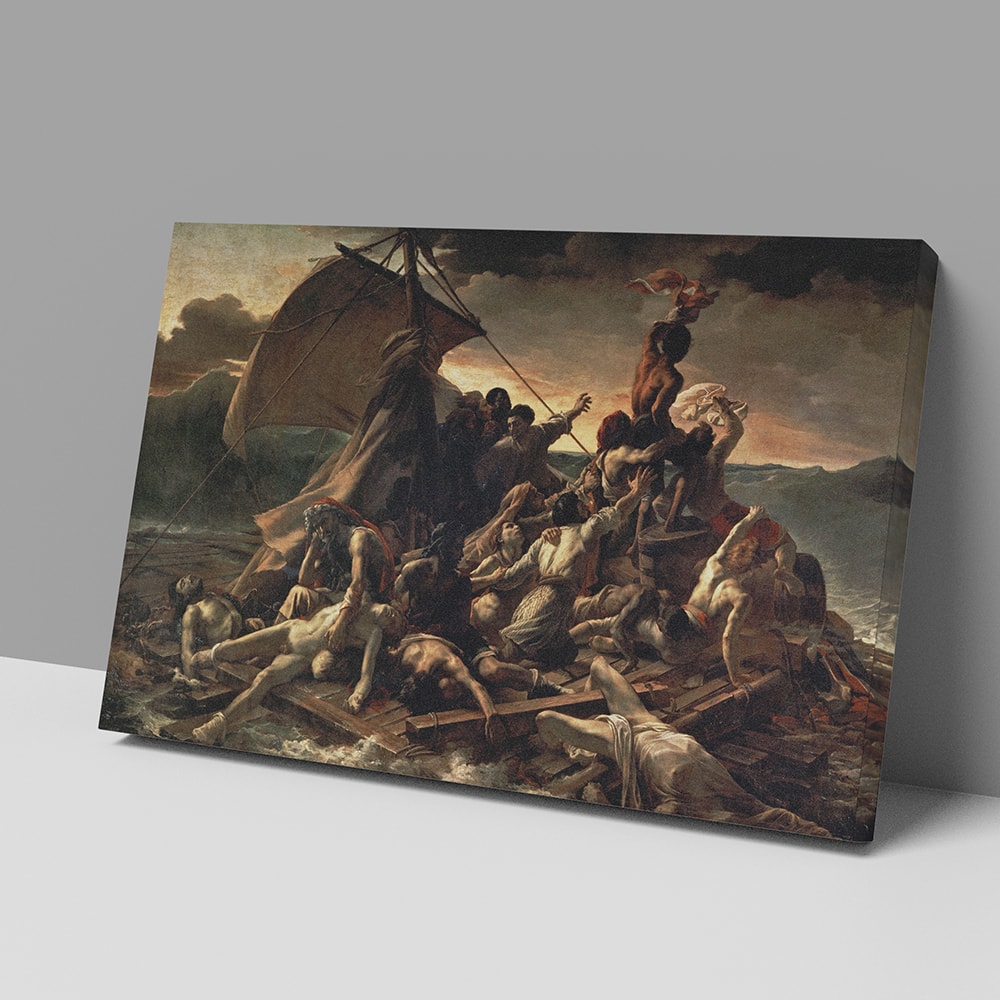 “The Raft of the Medusa” – Umut ile Çaresizlik Arasında (Kanvas Baskı) Tablo