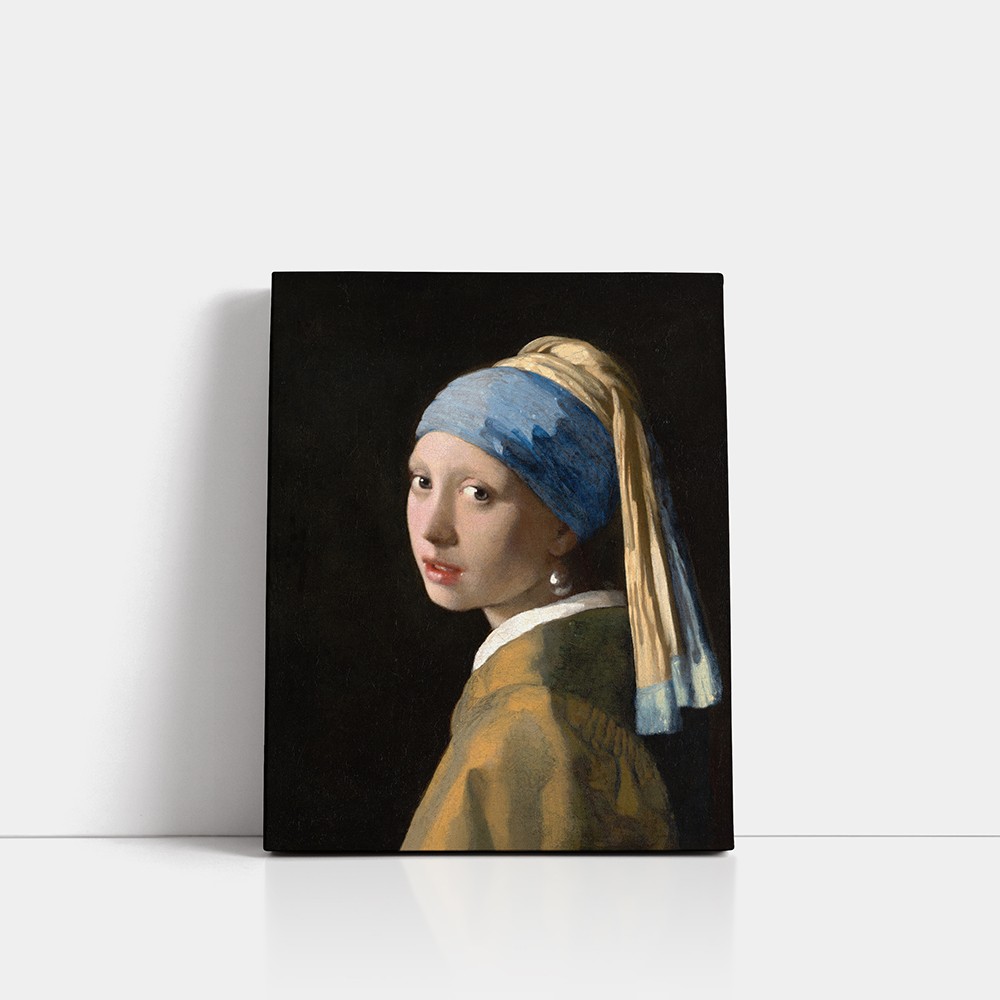 “Girl with a Pearl Earring” - İnci Küpeli Kız (Kanvas Baskı) Tablo