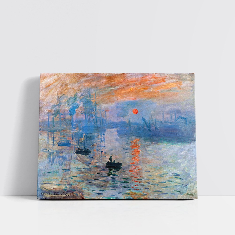  “Impression, Sunrise” – Bir Sanat Devriminin İlk Işığı (Kanvas Baskı) Tablo