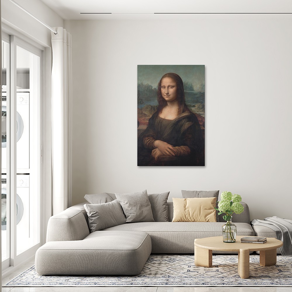 “Mona Lisa” – Bakışla Yazılmış Bir Hikâye (Kanvas Baskı) Tablo