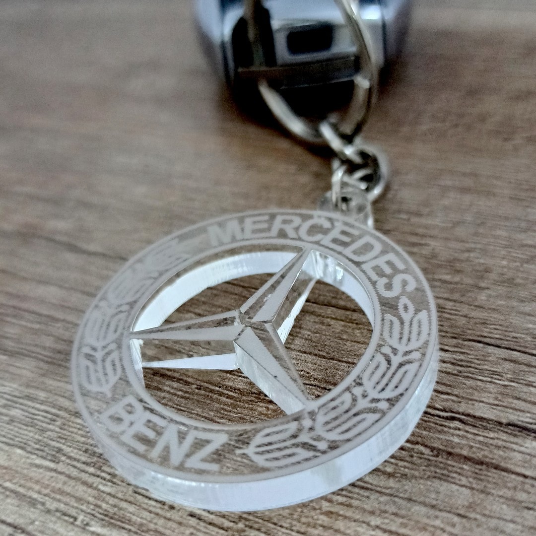 Klasik Mercedes Anahtarlık Kişiye Özel