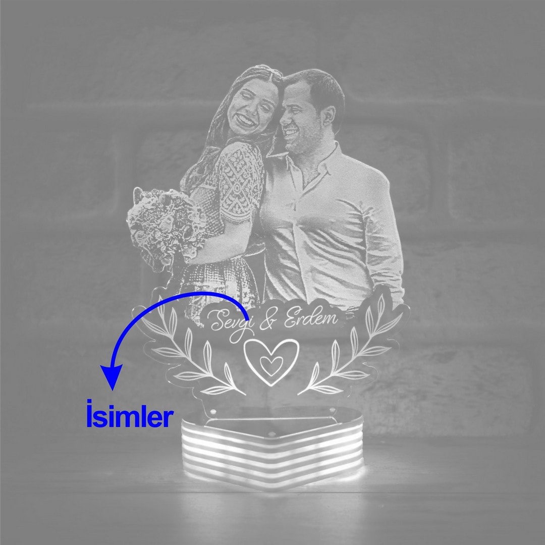 En Güzel Sevgililer Günü Hediyesi, Fotoğraflı Lamba