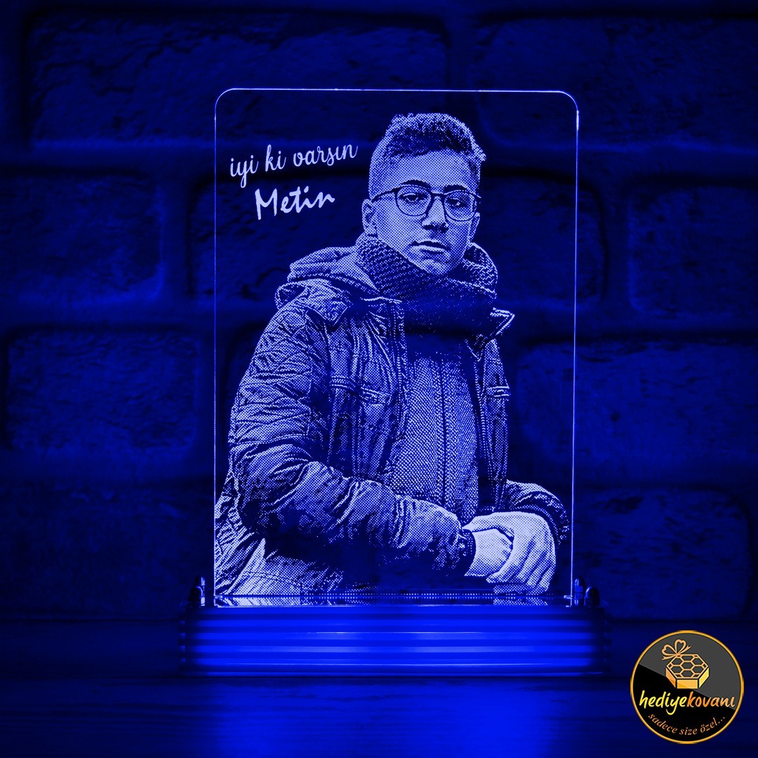 Mezuniyet Hediyesi Kişiye Özel 3D Lamba