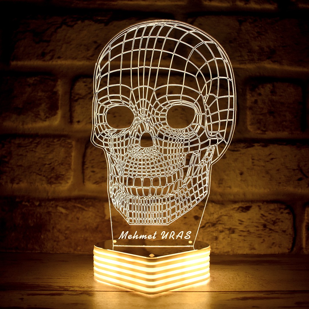 Kuru Kafa Led Lamba, KURUKAFA 3D LED LAMBA