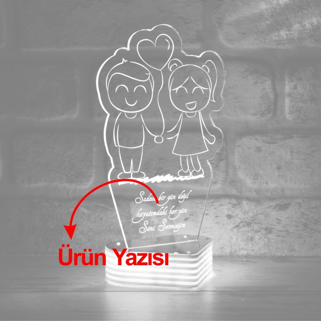 Sevgililer Gününe Özel 14 Şubat Hediyesi, AŞK Lambası