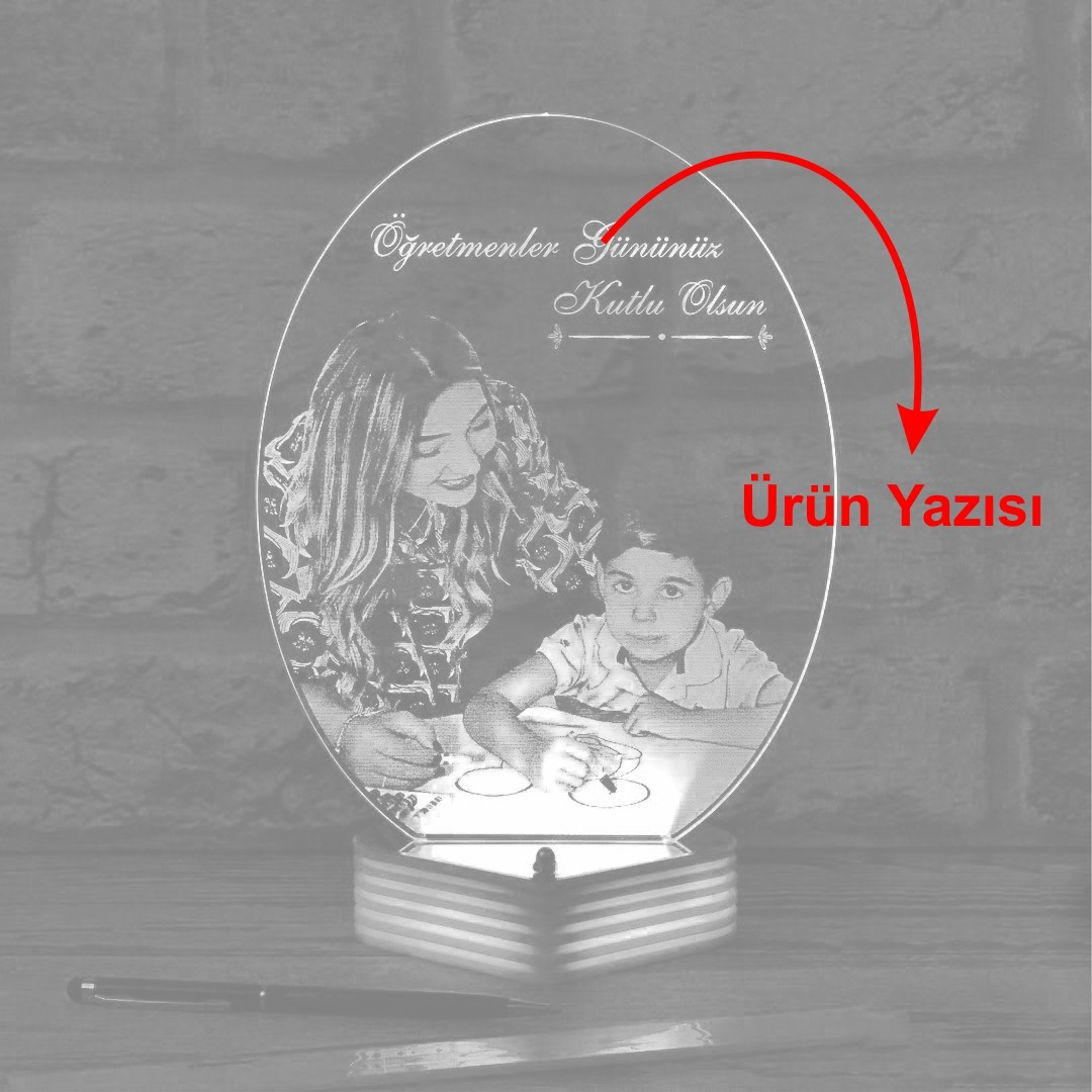 Öğretmenler Günü Hediyesi Resimli Aydınlatma