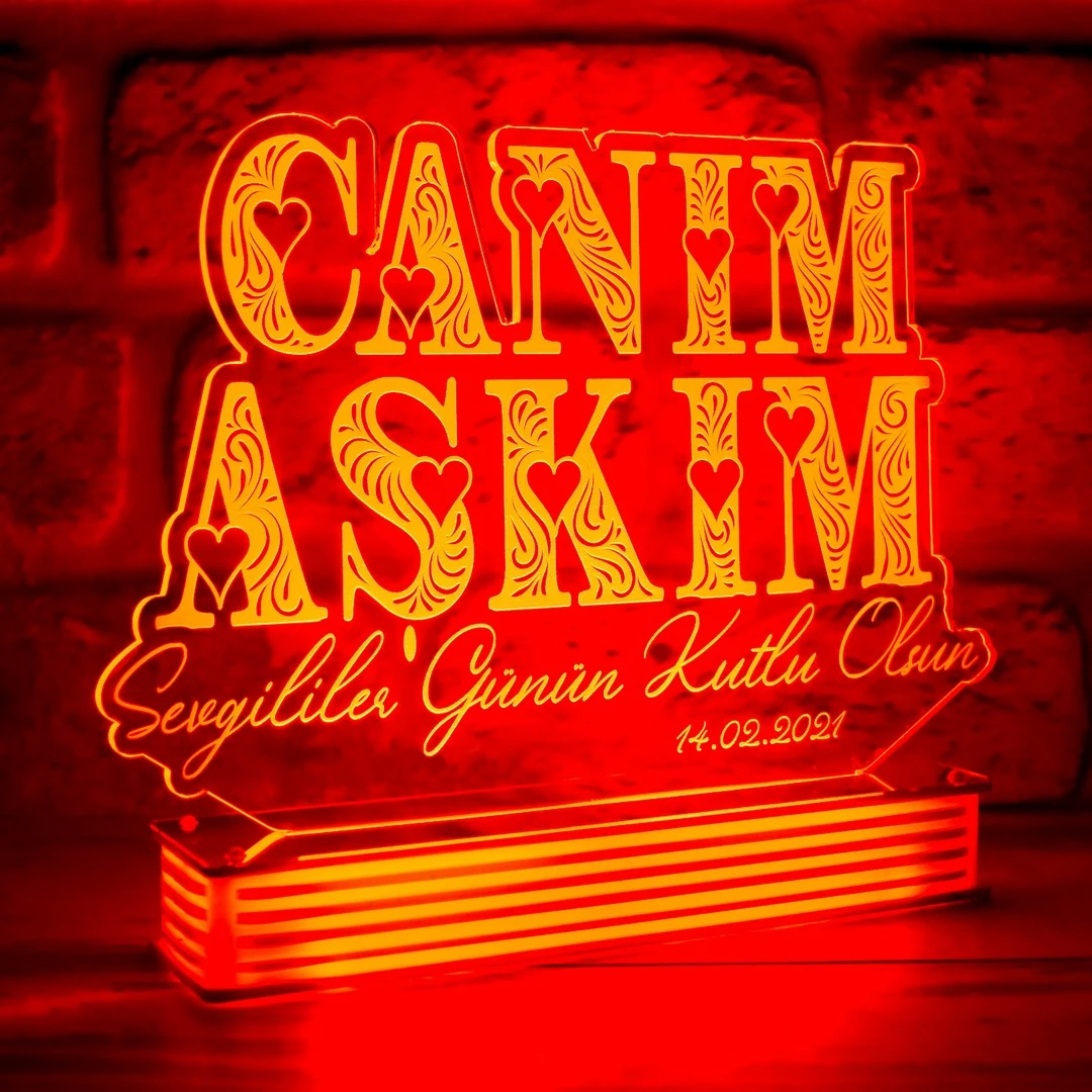 Aşkım için Hediye, Canım Aşkım 3d Lamba