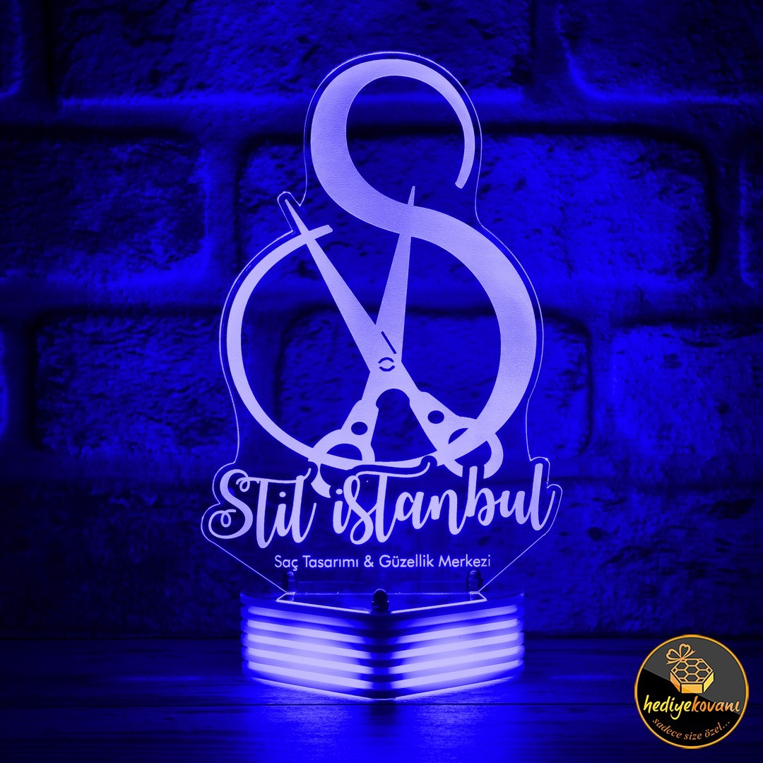 Kuruma Özel Hediye Logo 3D Lamba
