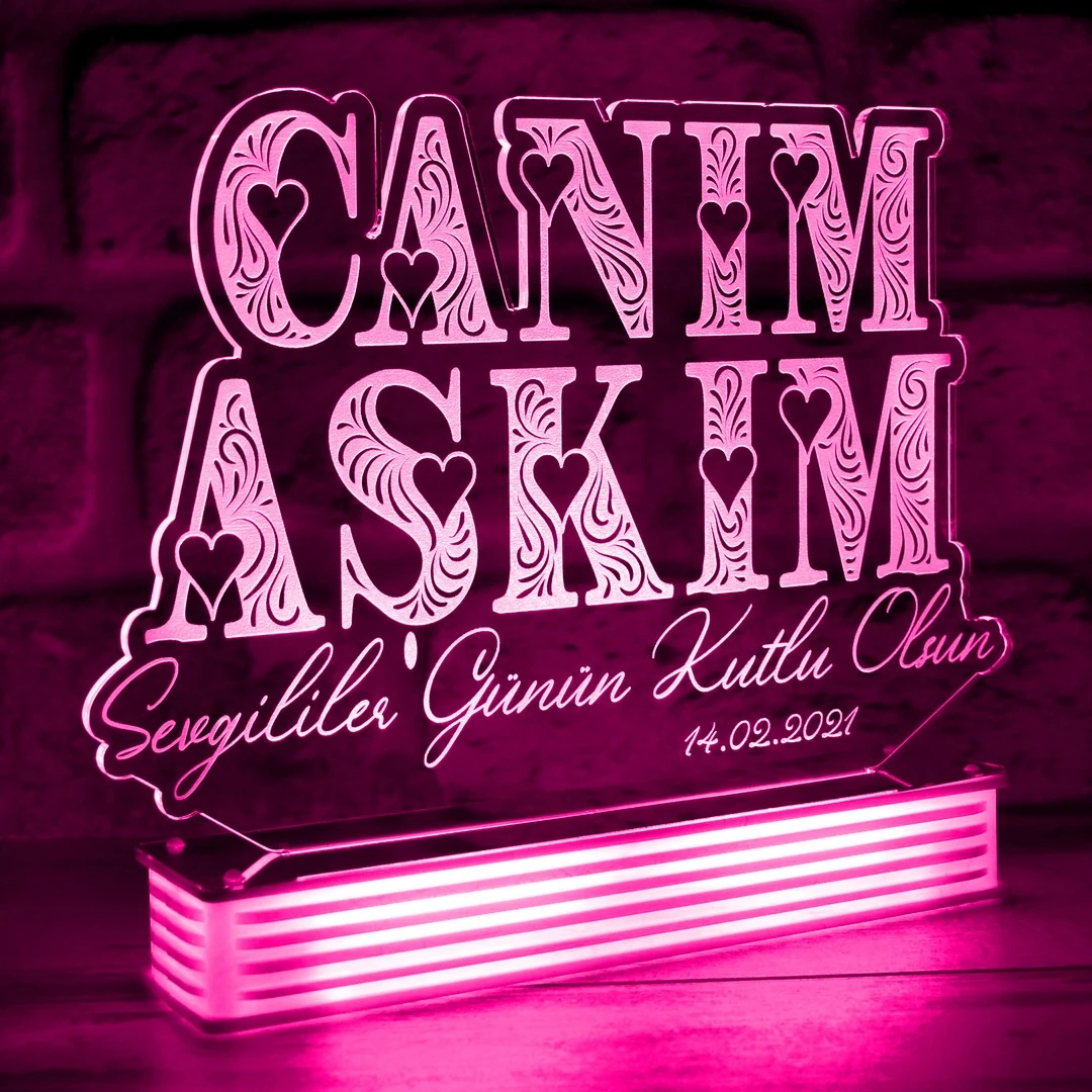 Aşkım için Hediye, Canım Aşkım 3d Lamba