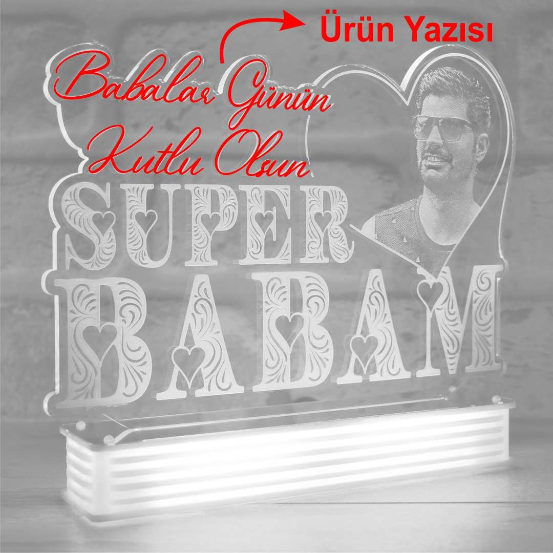 Süper Babalara Hediye, Babalar Günü Hediyesi Lamba