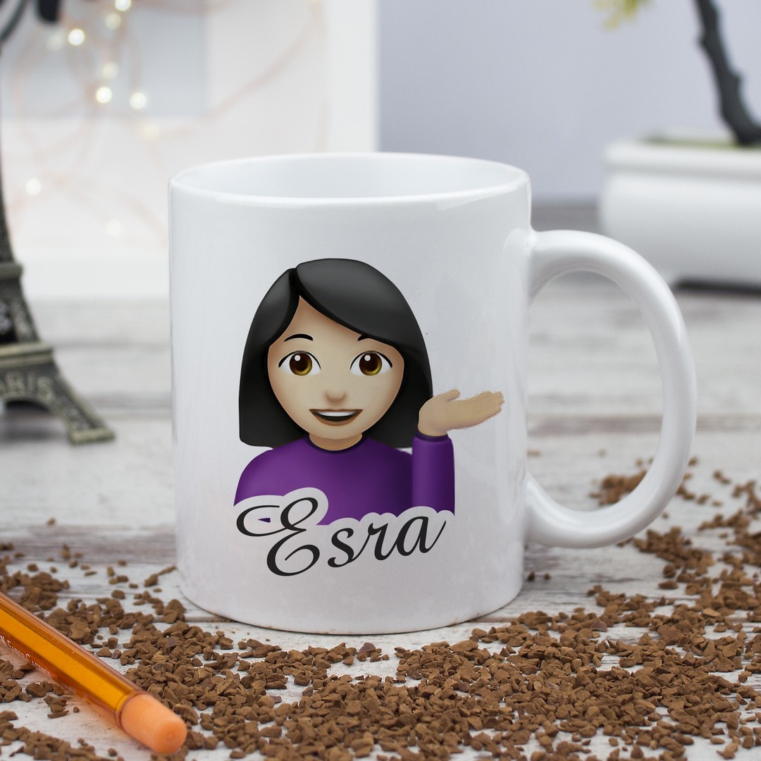 Kişiye Özel Emoji Kupa Bardak