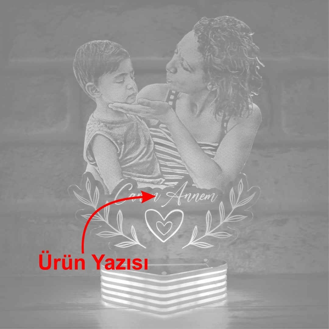 Anneye Alınacak En Güzel Hediye, 3D Lamba