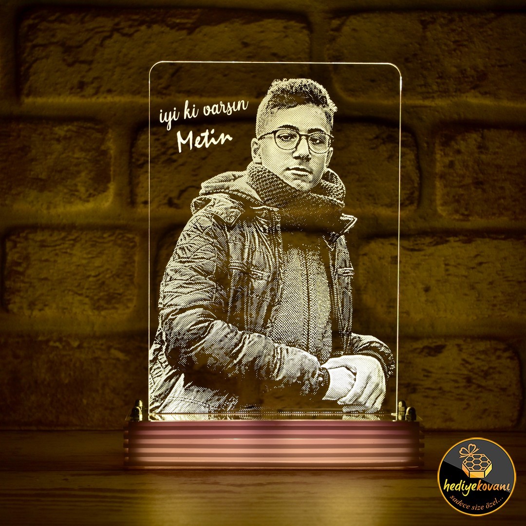 Mezuniyet Hediyesi Kişiye Özel 3D Lamba