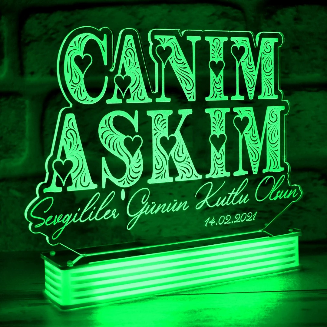 Aşkım için Hediye, Canım Aşkım 3d Lamba