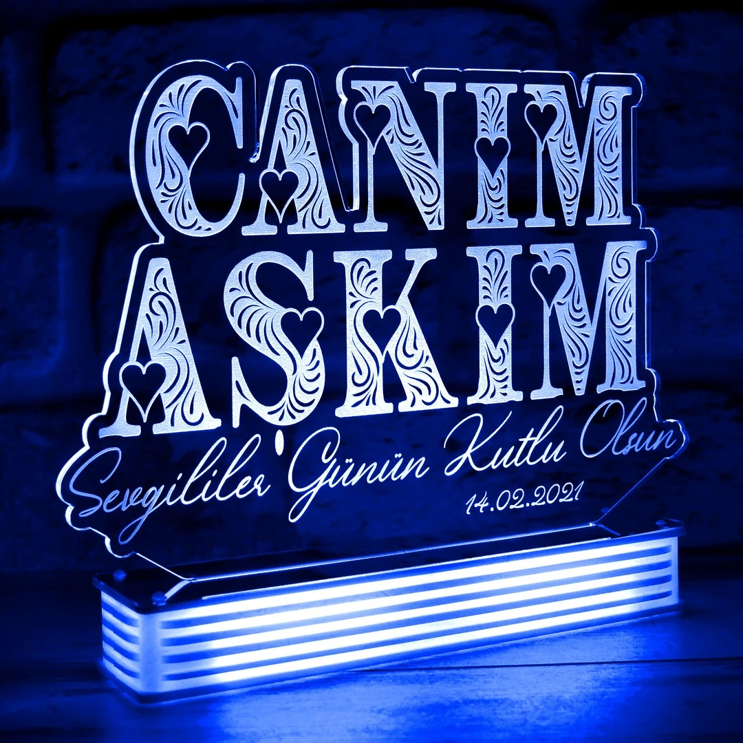 Aşkım için Hediye, Canım Aşkım 3d Lamba