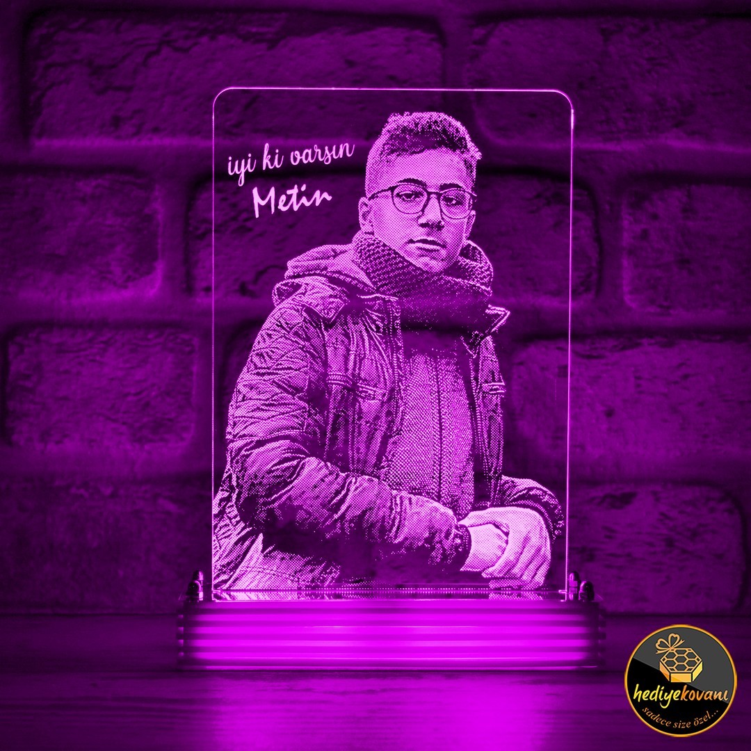 Mezuniyet Hediyesi Kişiye Özel 3D Lamba