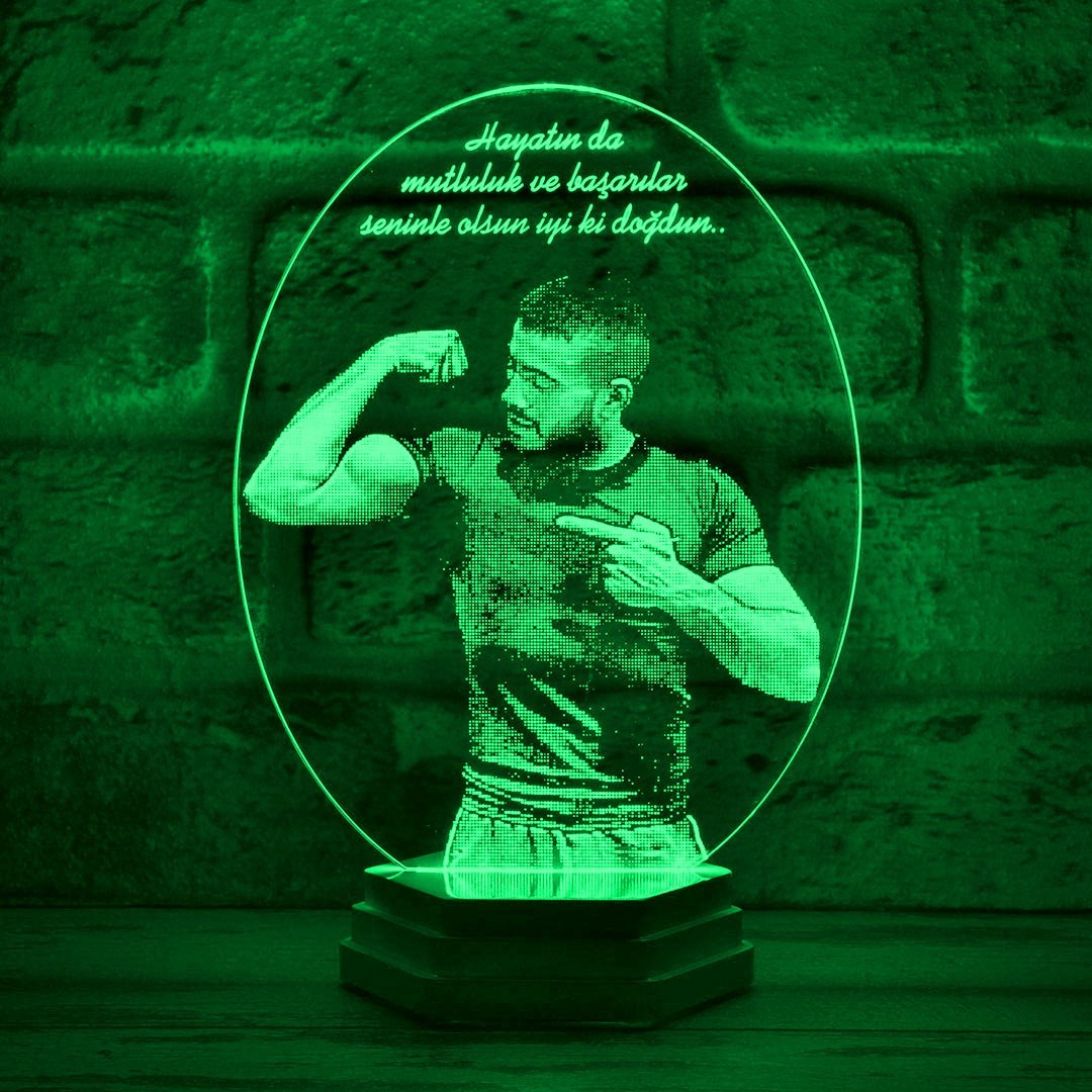 Sporcu Erkeğe Hediye, İlginç Fikirli Erkek Hediyesi LED Lamba