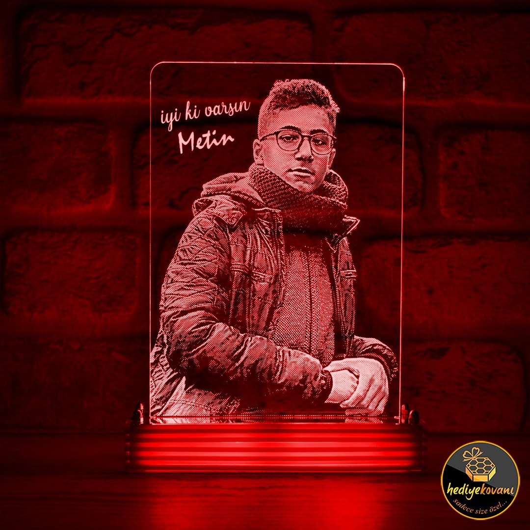 Mezuniyet Hediyesi Kişiye Özel 3D Lamba
