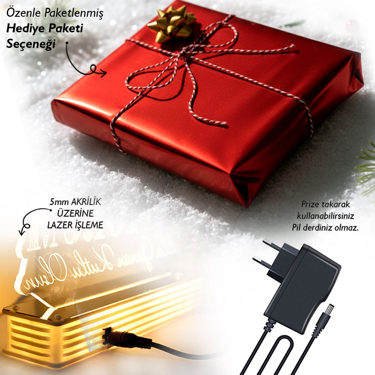 Öğretmenler Günü Hediyesi Sınıf Öğretmenine Hediye 3D Lamba