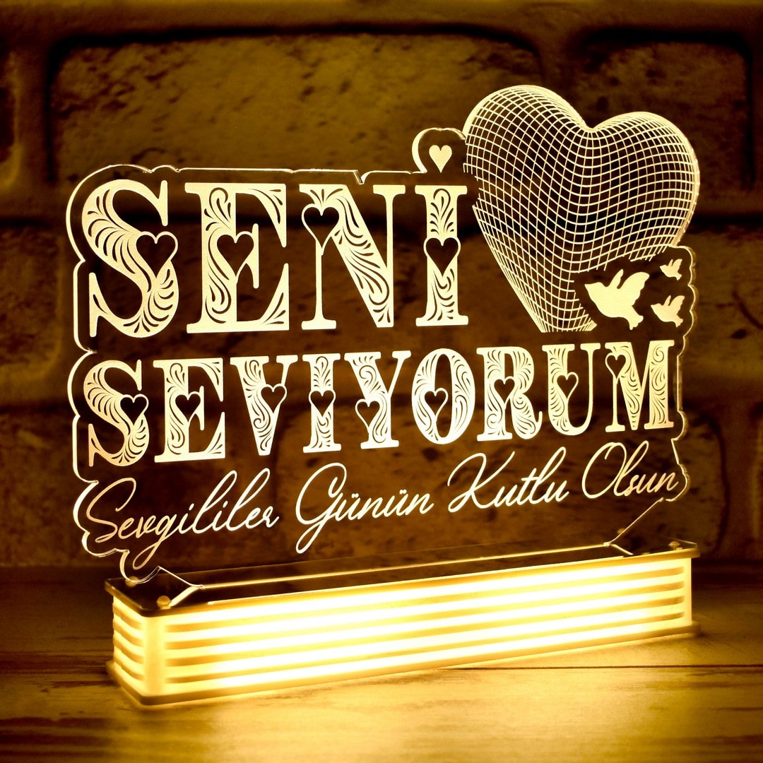 Sevgiliye En Güzel Hediye, Seni Seviyorum Lambası