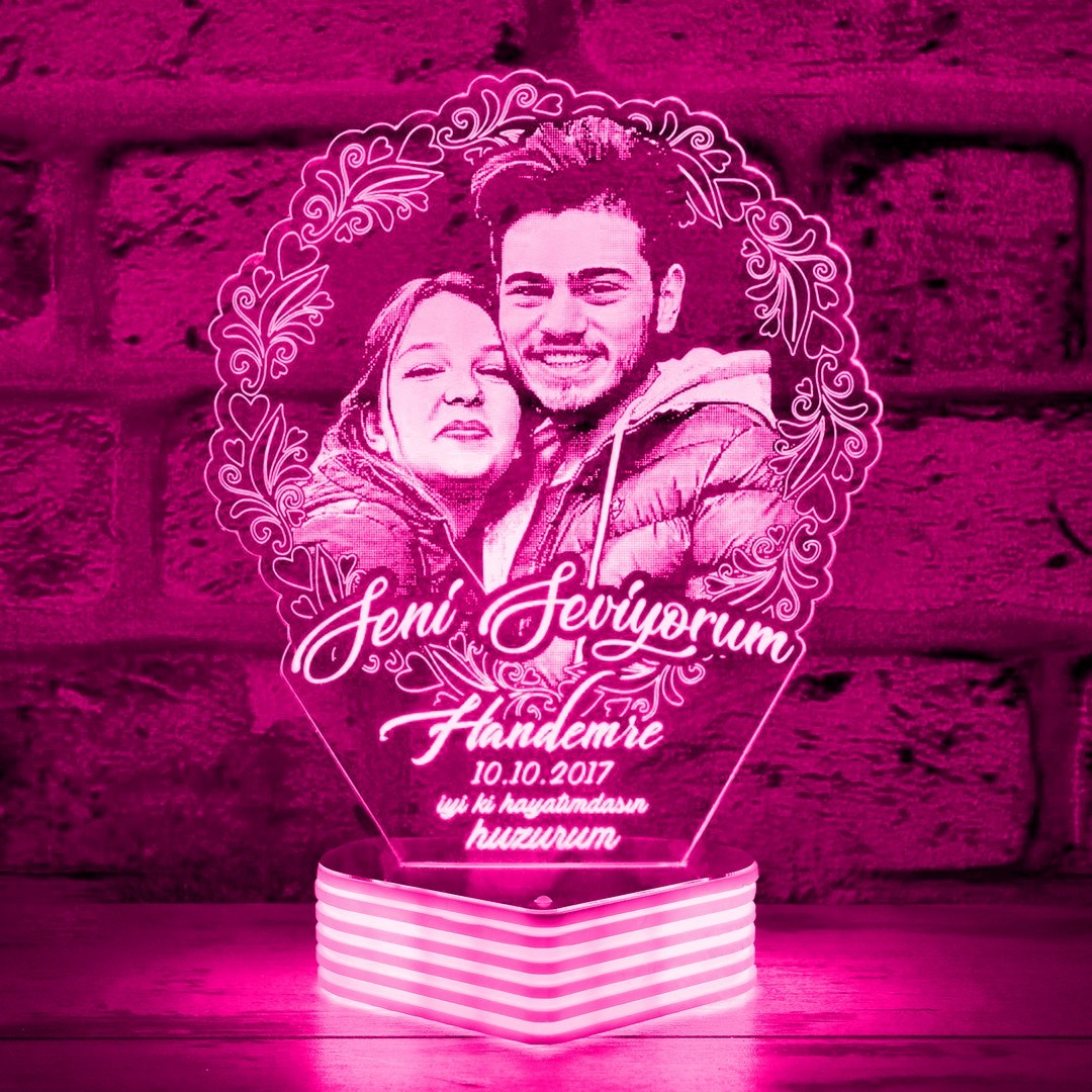 Sevgililer Günü Hediyesi, Fotoğraflı Sevgiliye Hediye Aydınlatma