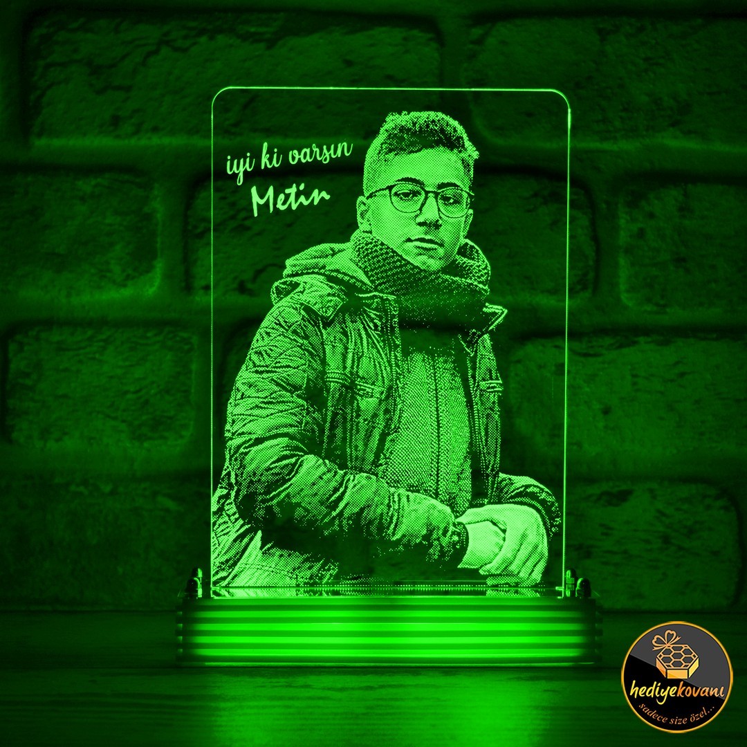 Mezuniyet Hediyesi Kişiye Özel 3D Lamba