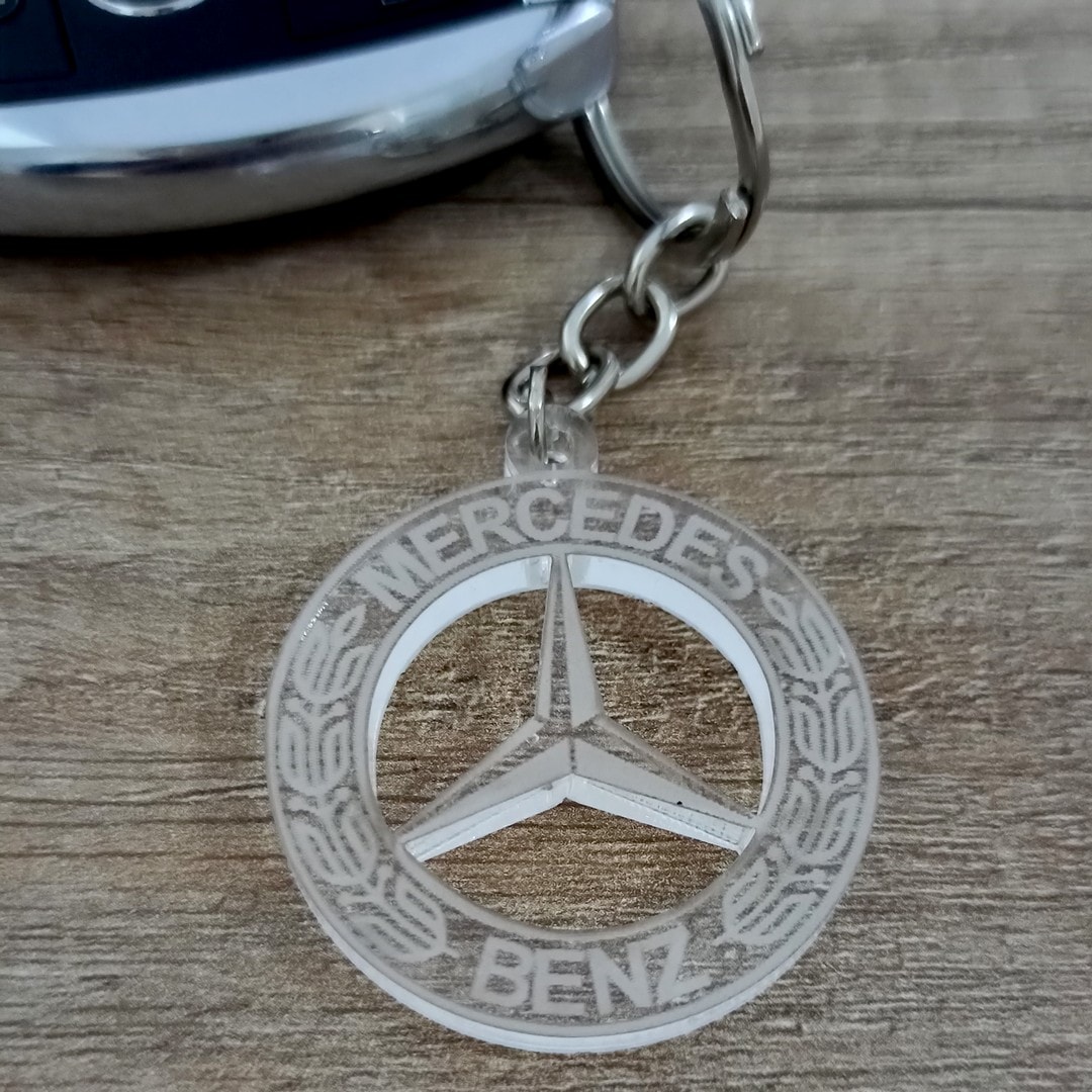 Klasik Mercedes Anahtarlık Kişiye Özel