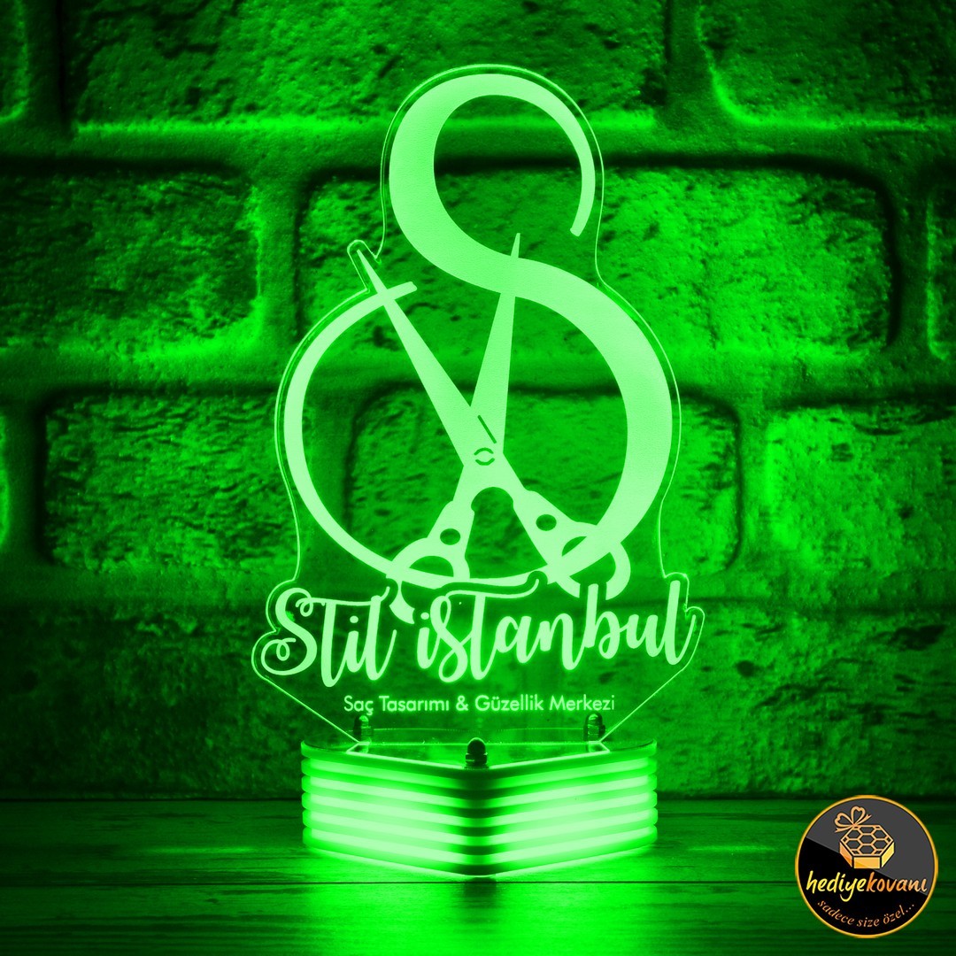 Kuruma Özel Hediye Logo 3D Lamba