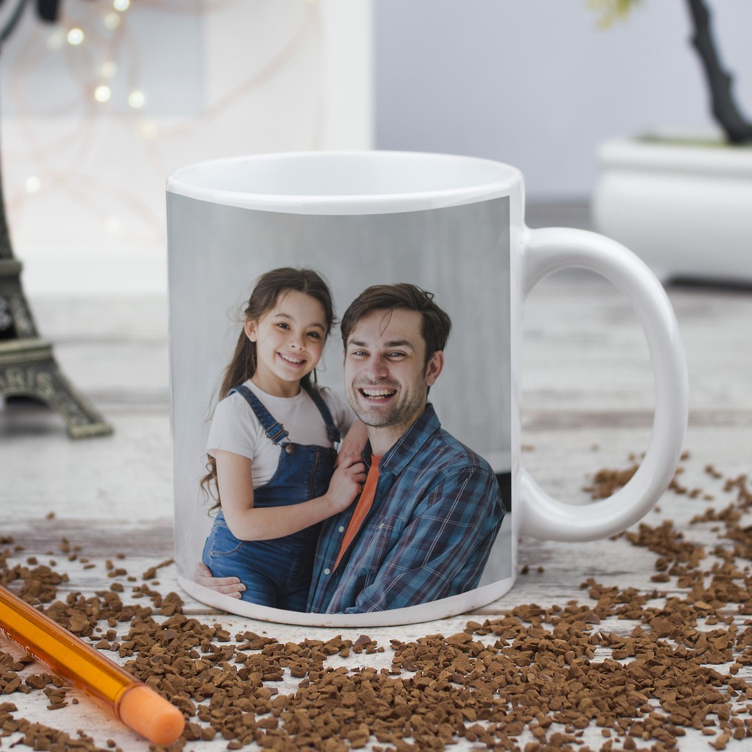 Babaya Hediye Resimli Kupa Bardak