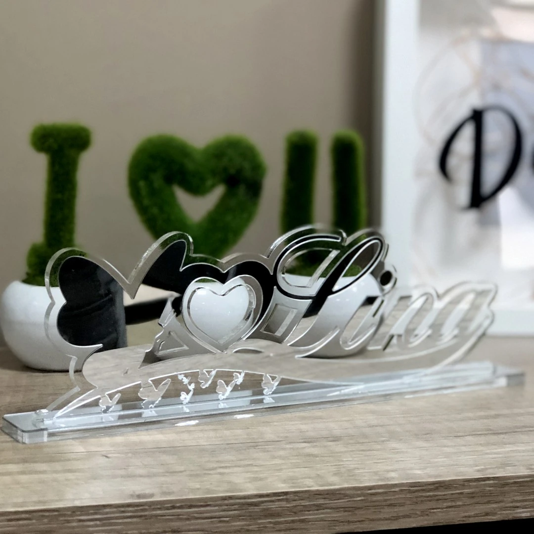 Aynalı Masaüstü İsimlik