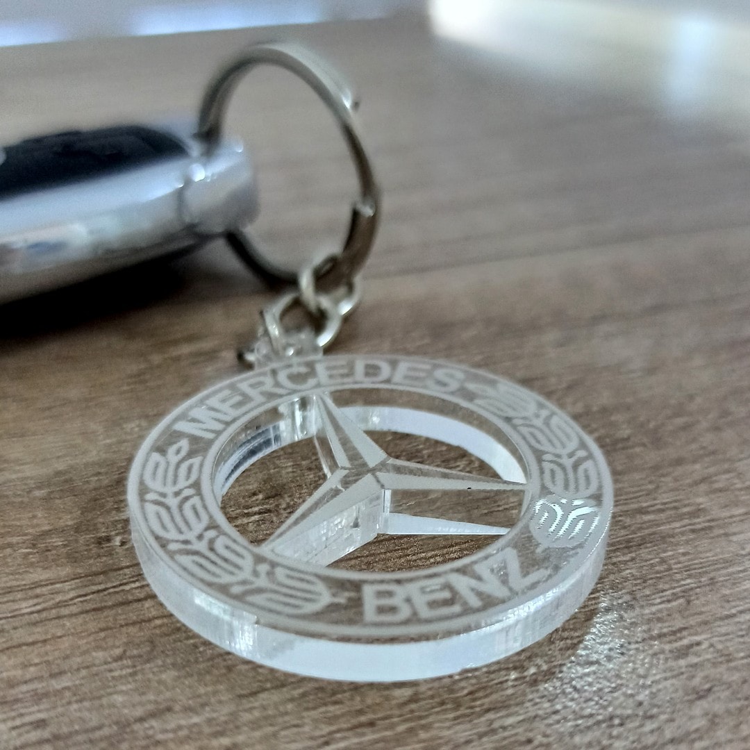 Klasik Mercedes Anahtarlık Kişiye Özel