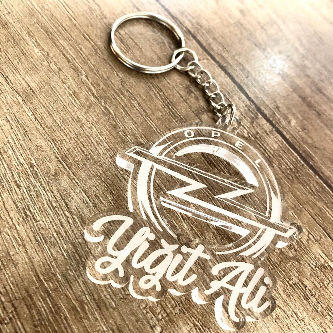 Opel Logolu Anahtarlık Kişiye Özel