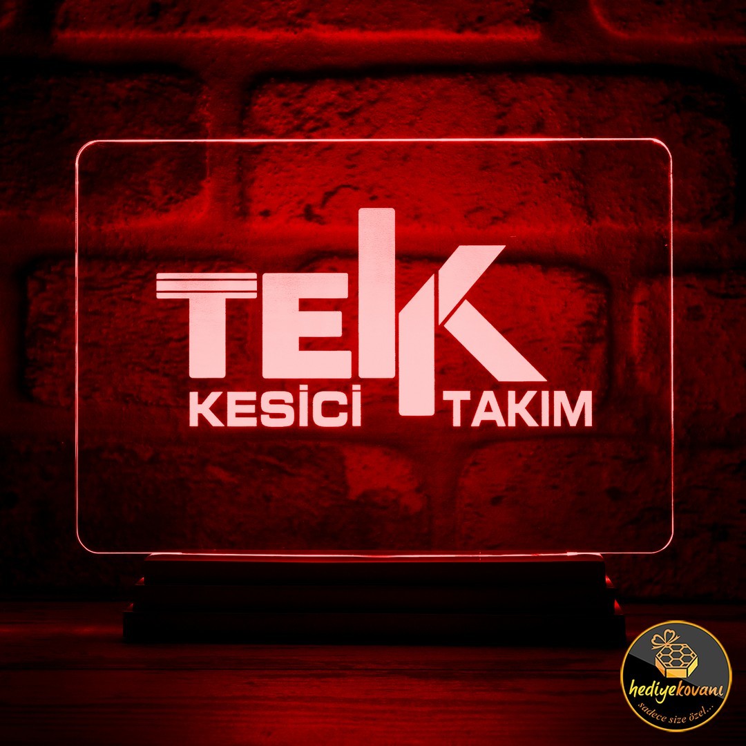 Kurumsal Şirketlere Hediye 3D Lamba