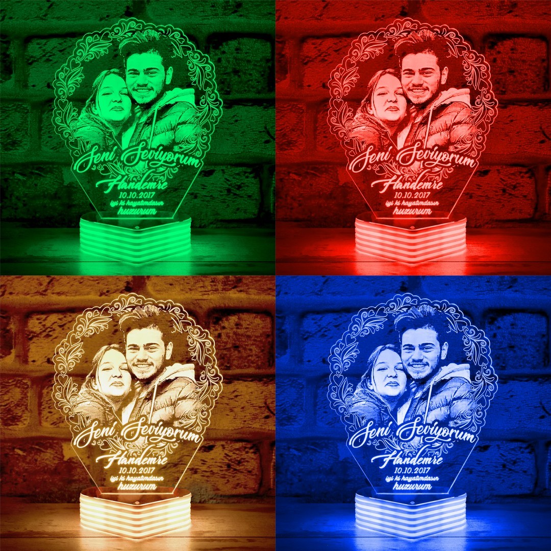 Sevgililer Günü Hediyesi, Fotoğraflı Sevgiliye Hediye Aydınlatma