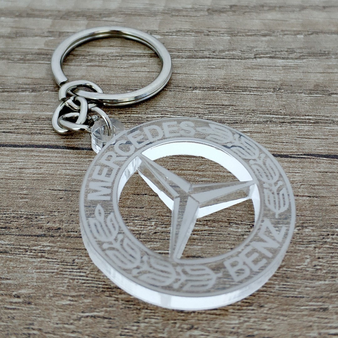 Klasik Mercedes Anahtarlık Kişiye Özel