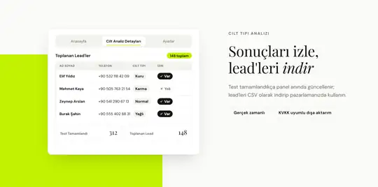 Cilt Tipi Testi (Kozmetik Mağazaları) ekran görüntüsü 3