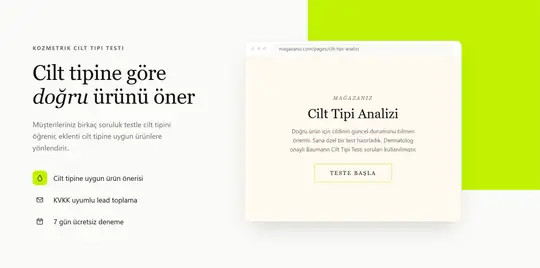 Cilt Tipi Testi (Kozmetik Mağazaları) ekran görüntüsü 2
