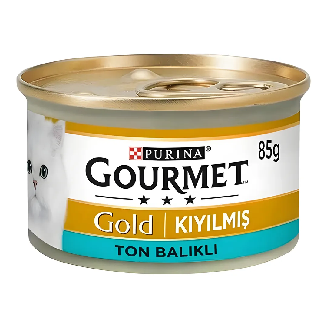 Gourmet Gold Kıyılmış Tonlu Kedi Yaş Mama 85 Gr