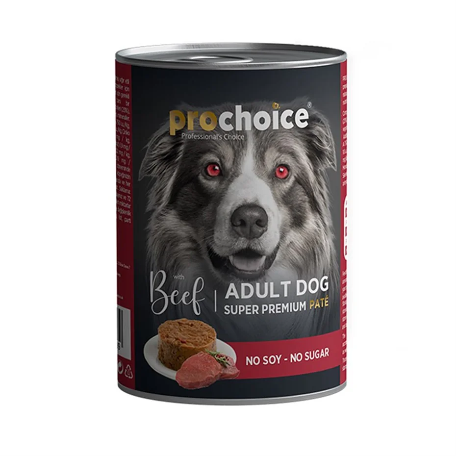 PROCHOICE ADULT DOG BEEF&RICE PATE 400 GR