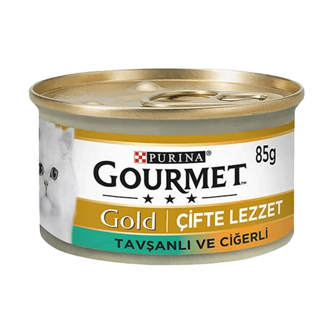 Gourmet Gold Çifte lezzet ciğer ve tavşan 85 gr