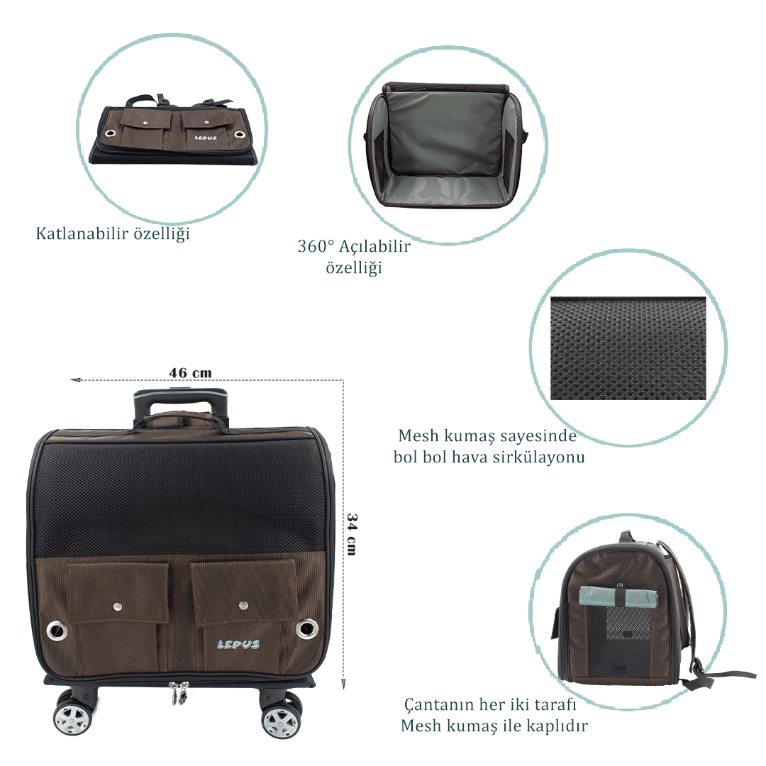 TRAVEL BAG KAHVERENGİ